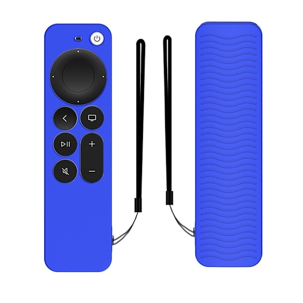 Apple TV 4K (2021) Y31 silikoninen kaukosäätimen suojus - Sininen Blue