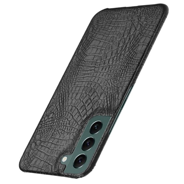 Croco Suojakotelo Samsung Galaxy S22 - Musta Black