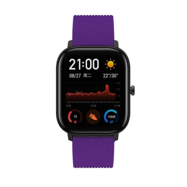 Amazfit GTS twill silikone Urrem - Lilla Purple