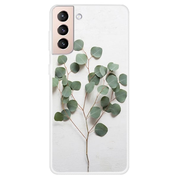Deco Samsung Galaxy S22 Plus deksel - Blader Green