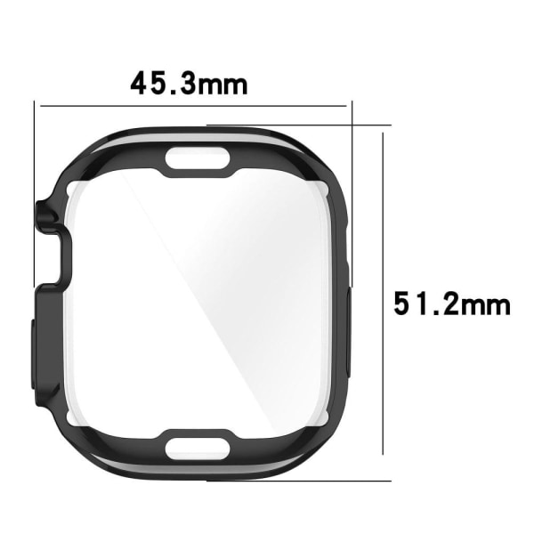 Galvaniseret cover til Apple Watch Ultra - Transparent Transparent