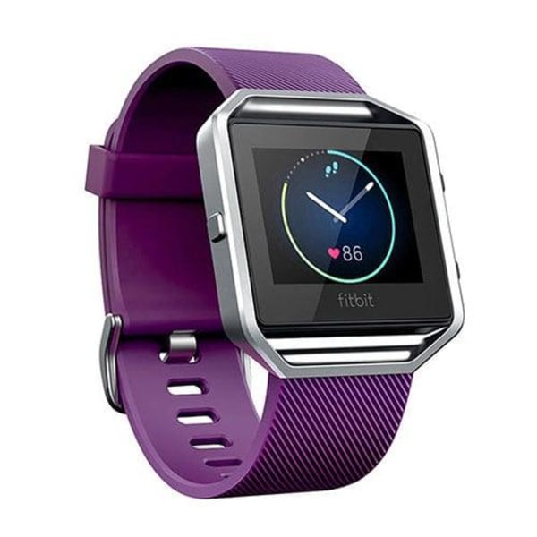 Mjuk Silikon Sport Klockband för Fitbit Blaze - Lila Lila