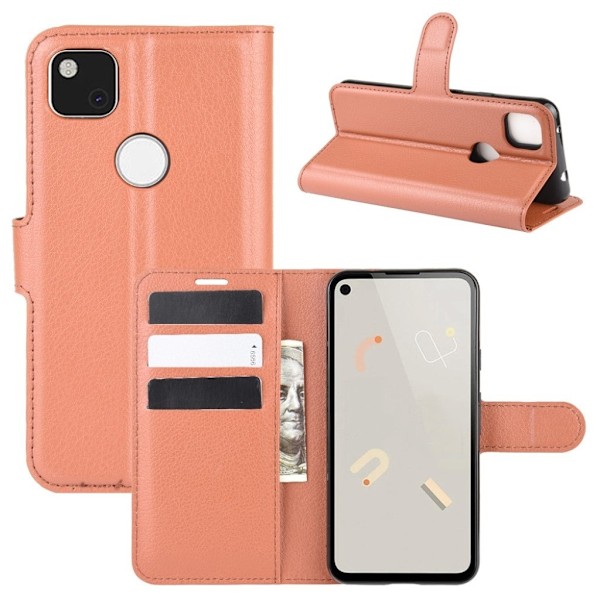 Classic Google Pixel 4a flip etui - Brun Brown