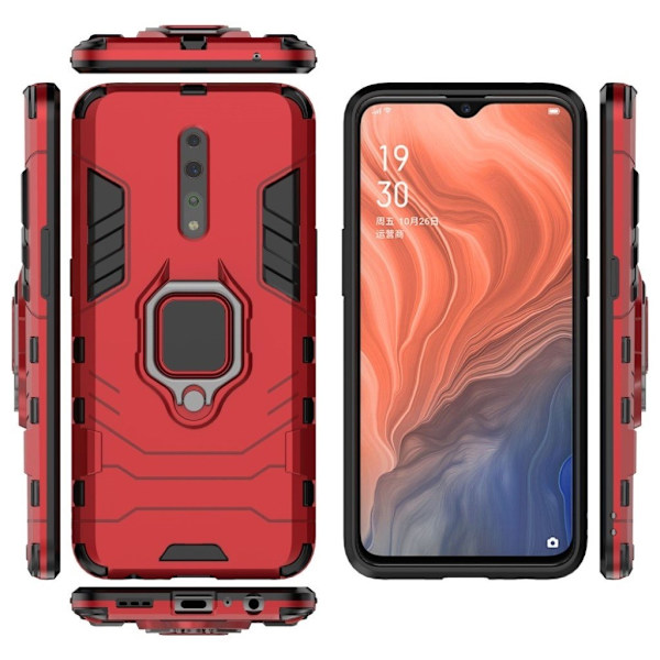 Ring Guard Oppo Reno Z kuoret - Punainen Red