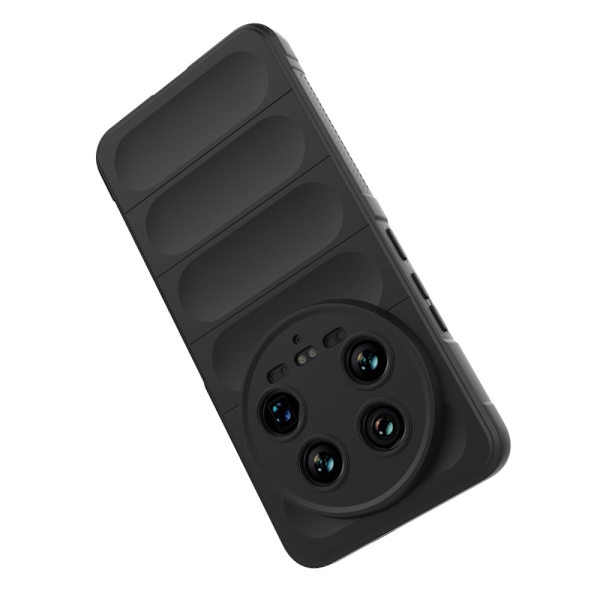 Mjukt greppformat Xiaomi 14 Ultra skal - Mörkblå Blå