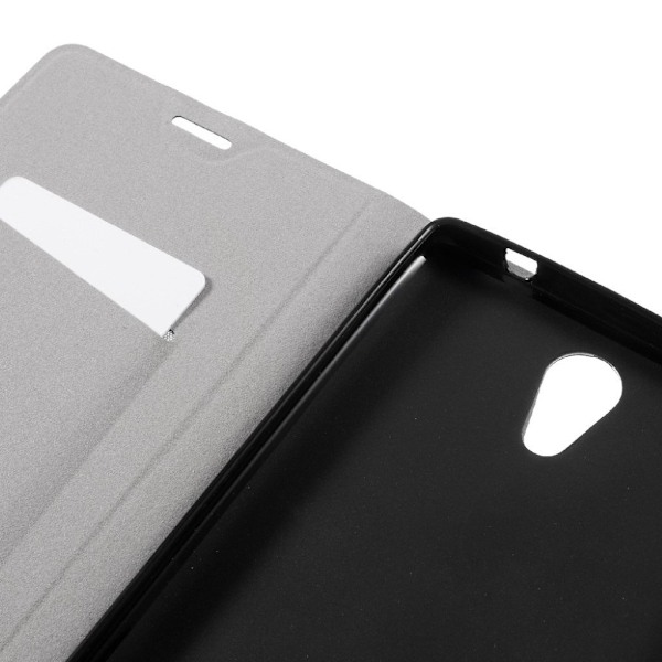 Lenovo Phab 2 holdbart og stilfuldt læder-etui - Sort Black
