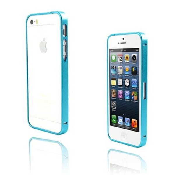 Metallix (Vaaleansininen) iPhone 5 / 5S Metallinen Bumper Suojak Blue