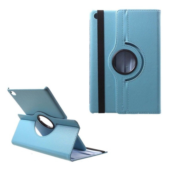 Huawei MediaPad M5 Lite 360 degree litsi nahkainen suojakotelo Blue 0339 |  Blue | Imitationsläder | Fyndiq