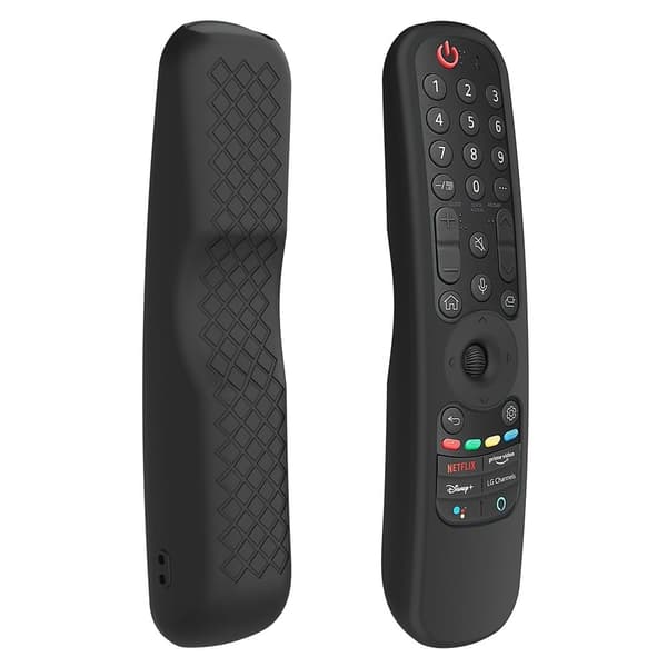 LG Magic Remote 2021 MR21 silikonisuojus - Musta Black