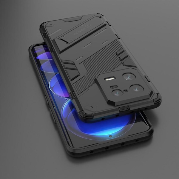 Stødsikker Hybrid Cover med A Moderne Touch til Xiaomi 13 Pro - Sort Black