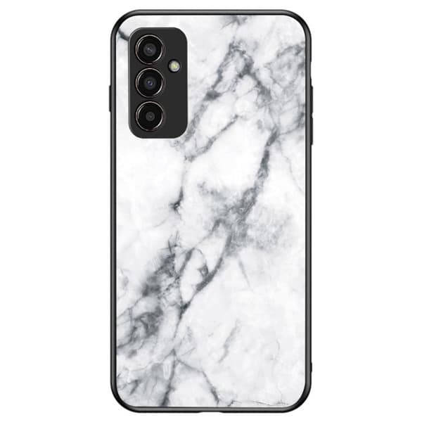 Fantasy Marmor Samsung Galaxy M13 4G skal - Vit Marmor Vit