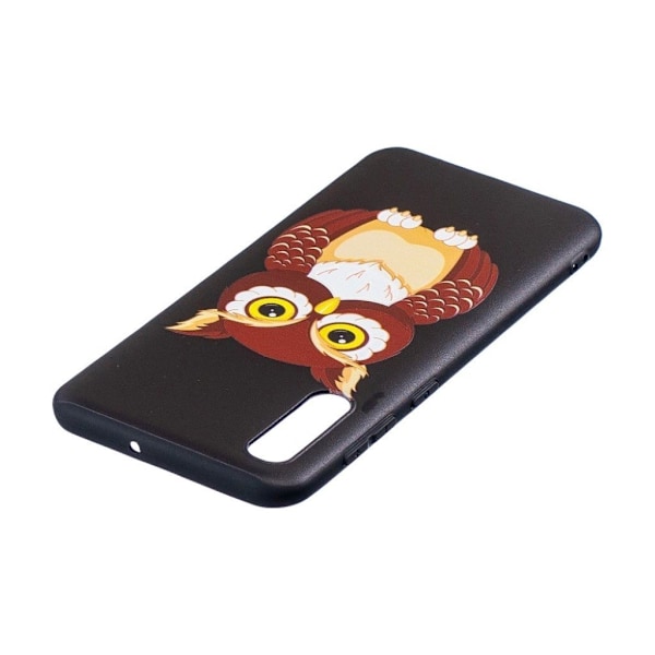 Samsung Galaxy A50 prägling fodral - Vacker Uggla multifärg