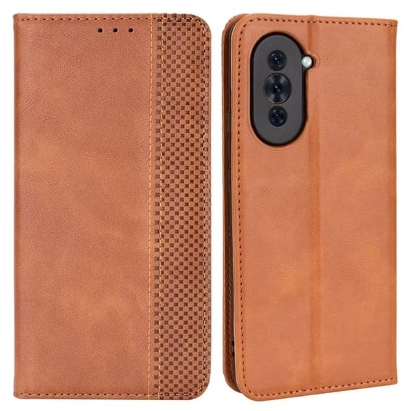 Bofink Vintage Huawei Nova 10 Læretui - Brun Brown