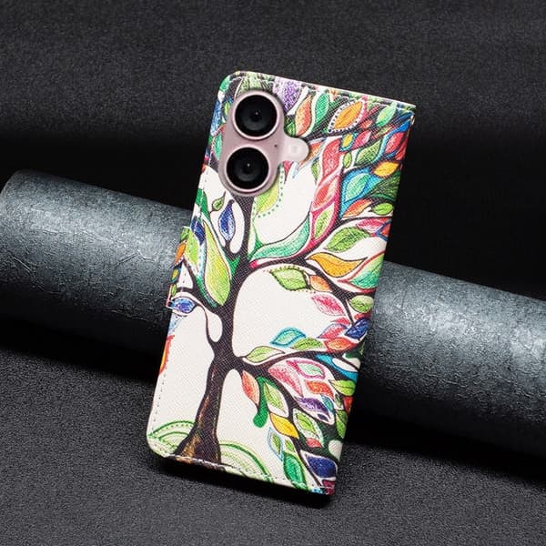 Wonderland iPhone 16 Plus flip-etui - Livstreet Multicolor