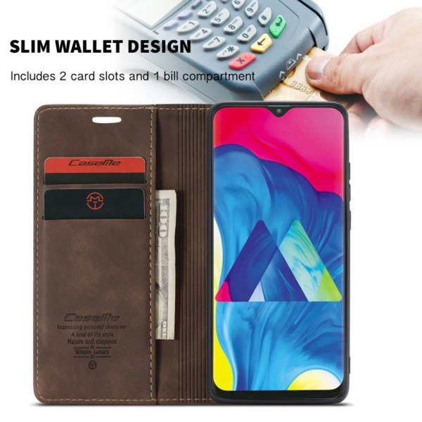 CaseMe vintage Samsung Galaxy M10 fodral - Brun Brun