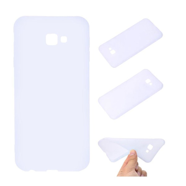 Samsung Galaxy J4 Plus (2018) solid color soft frosted case - Wh Vit