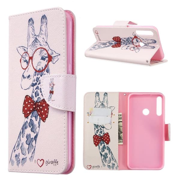 Wonderland Huawei P40 Lite E veske - Sjiraff Multicolor