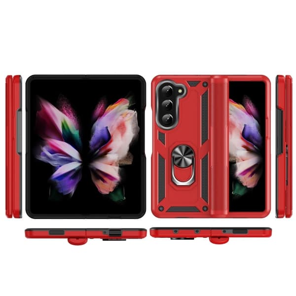 Bofink Combat Samsung Galaxy Z Fold5 Etui - Rød Red