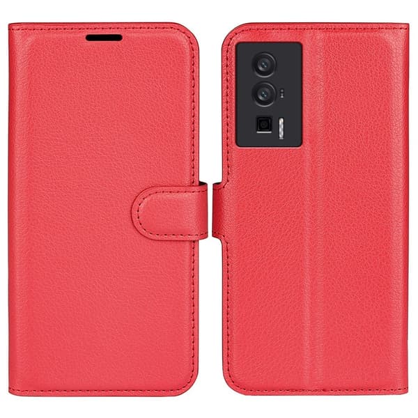 Classic Xiaomi Redmi K60 / K60 Pro Läppäkotelo - Punainen Red