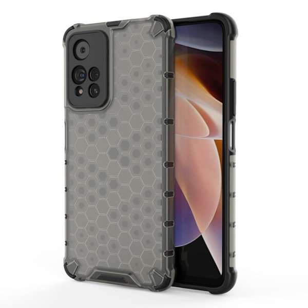 Bofink Honeycomb Xiaomi Redmi Note 11 Pro Plus 5G skal - Silver/Grå Silvergrå