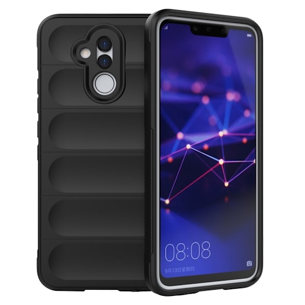 Mjukt greppformat Huawei Mate 20 Lite skal - Svart Svart