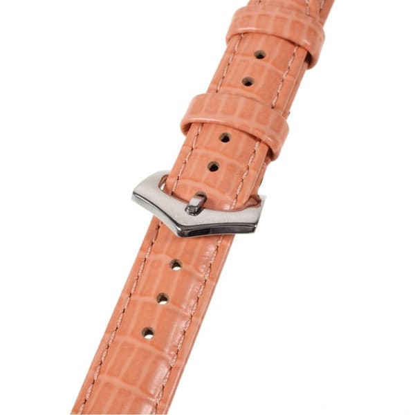 Apple Watch 44mm unik urrem i ægte læder - Orange Orange