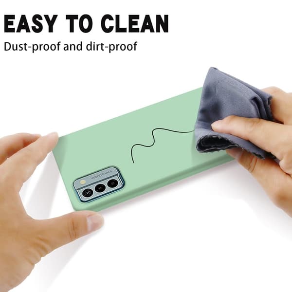 Matt Nokia G22 skal av flytande silikon - Grön Grön