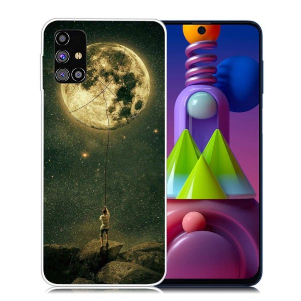 Deco Samsung Galaxy M51 skal - Måne Orange