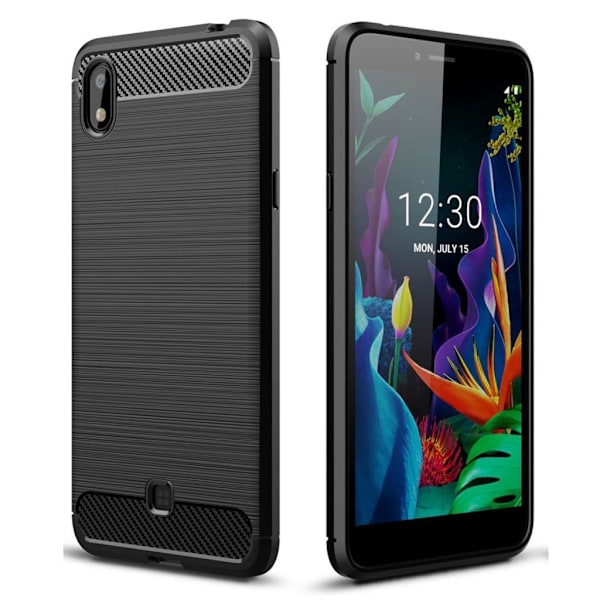 Carbon Flex LG K20 (2019) kuoret - Musta Black