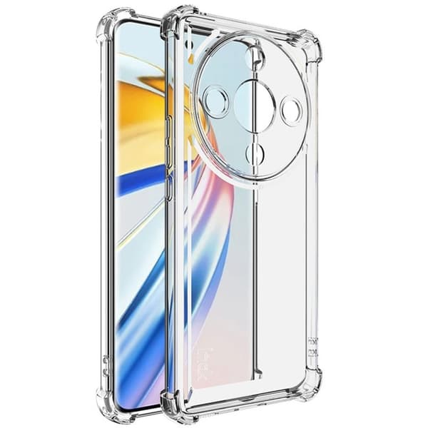 IMAK UX-4 Series Honor X9b 5G / Magic6 Lite 5G Case Straight Frame Four Corner Shockproof Clear Flexible Cover Transparent