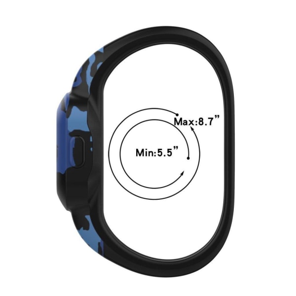 Garmin Vivofit Jr 3 urrem i silikone med cool mønster - Mosaik / Størrelse: L Blue