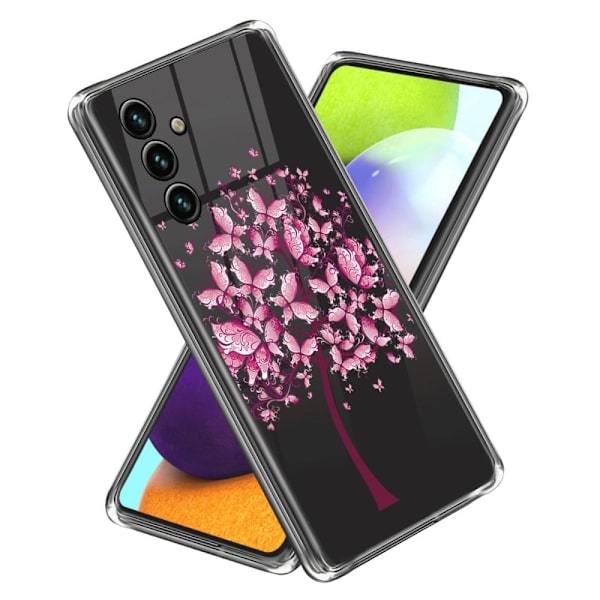 Deco Samsung Galaxy A05s cover - Lyserøde Blomster Pink