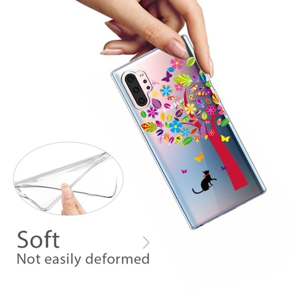 Deco Samsung Galaxy Note 10 Plus skal - Färgglatt Träd multifärg