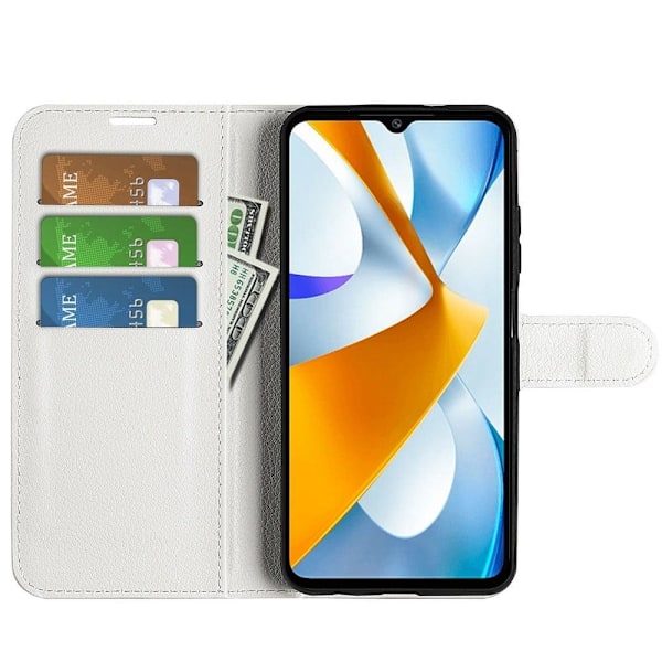Classic Xiaomi Poco C40 fodral - Vit Vit