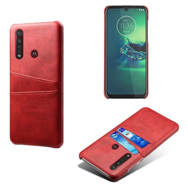 Dual Card Motorola Moto G8 Plus etui - Rød Red