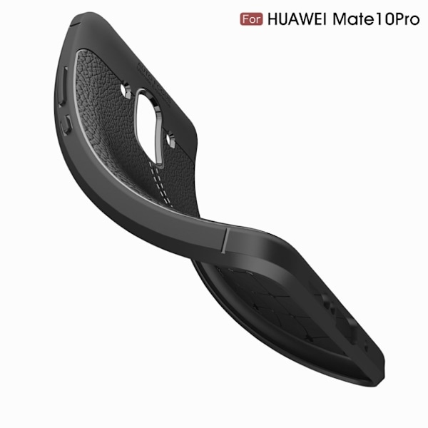 Huawei Mate 10 Pro Enfärgat silikon skal - Svart Svart