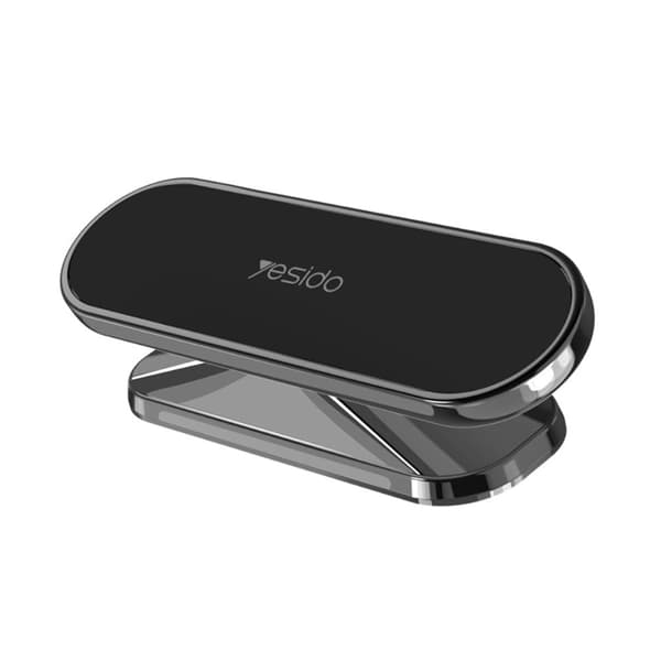 YESIDO roterbar magnetisk biltelefonholder - Mørkegrå Silver grey