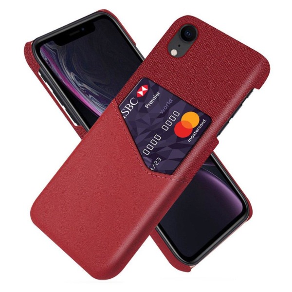 Bofink iPhone Xr skal med korthållare - Röd Röd