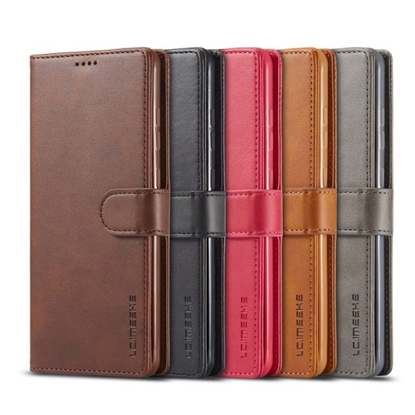 LC.IMEEKE Samsung Galaxy A82 5G flip etui - Kaffe Brown