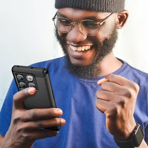 Carbon Flex Etui OnePlus Ace Pro - Sort Black