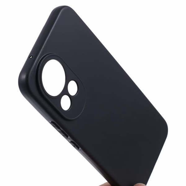 Mjukt och matt Huawei Nova 12 skal Svart