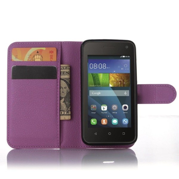 Mankell etui til Huawei Y3 Y360 med kortholder - Lilla Purple