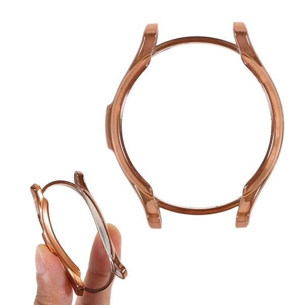 Samsung Galaxy Watch 4 Classic (46mm) galvaniserat TPU-skal - Roséguld Rosa