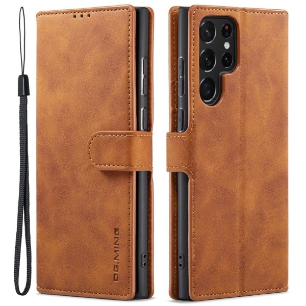 DG.Ming Samsung Galaxy S22 Ultra Retro Etui - Brun Brown