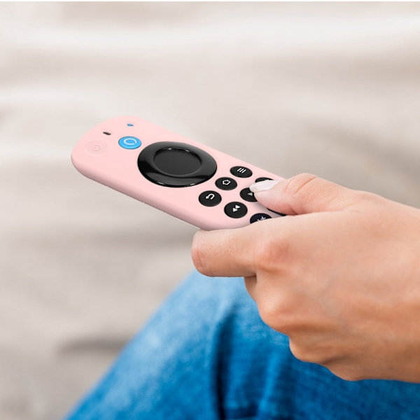 Amazon Alexa Voice Remote (3. generation) silikoneovertræk - Lyserød Pink
