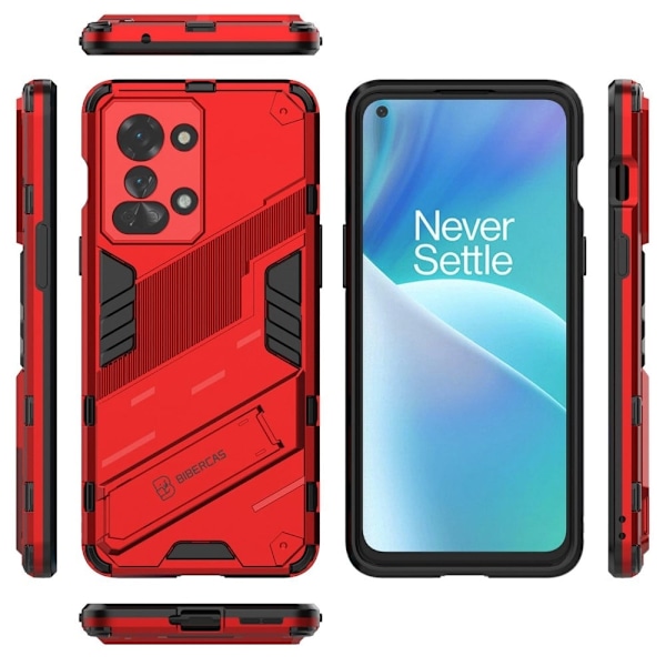 Stöttåligt OnePlus Nord 2T hybridskal - Röd Röd