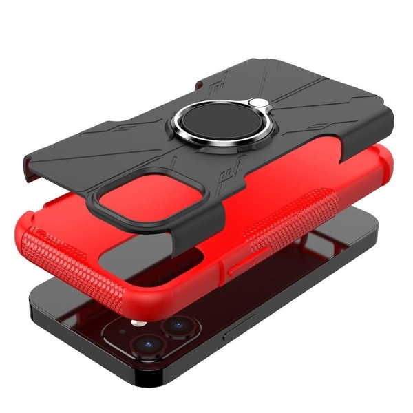 iPhone 12 mini 5,4 tommer Stødsikkert og fleksibelt 2-i-1 telefo Red