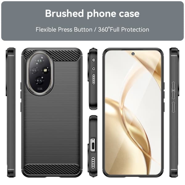 Carbon Flex Honor 200 cover - Sort Black