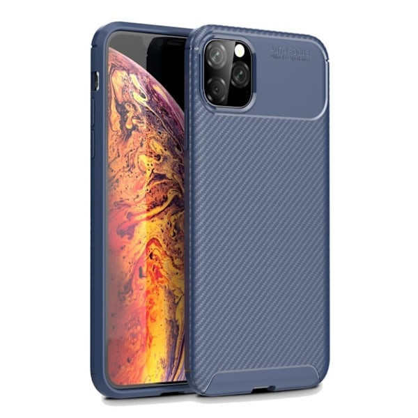 Carbon Shield iPhone 11 Pro Max deksel - Blå Blue