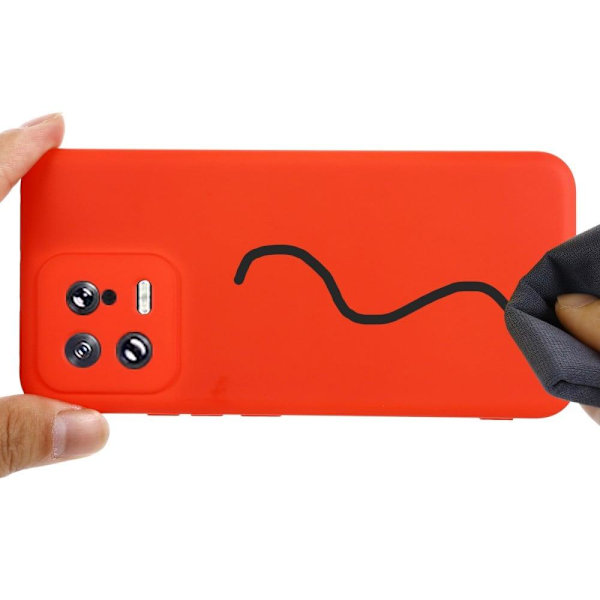 Matta nestesilikoninen kuori Xiaomi 13 - Punainen Red